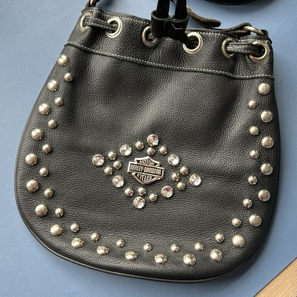 Leather Harley bag and wallet - Picture 2 of 7